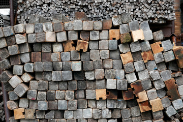 木材、グランジ背景素材