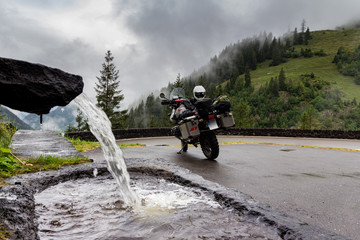 Motorradtour in den Alpen - 282344803