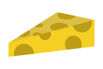 Isolated cheese design vector illustration