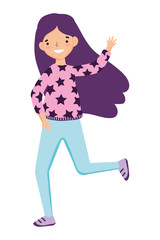 Isolated woman vector design vector illustration