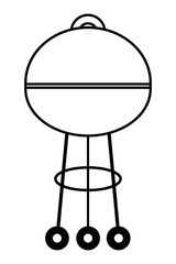 Isolated grill design vector illustration