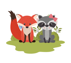 card of celebration with animals