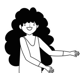 Isolated woman vector design vector illustration