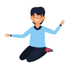 Isolated man design vector illustration