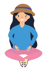 Isolated woman design vector illustration