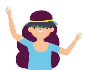 Isolated woman design vector illustration