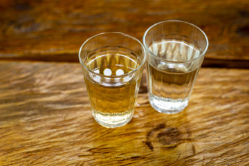 Cachaça, drips, cane or sugarcane is the name given to sugarcane brandy produced in Brazil. It is used in the preparation of the worldwide known cocktail caipirinha. traditional drink from brazil