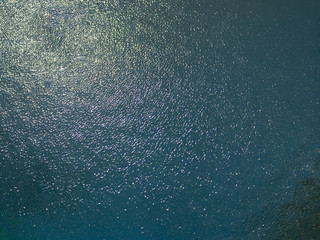 blue no transparent glass  pattern closeup