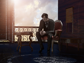 Abraham Lincoln American statesman, 16th President of the United States   and first Republican party render 3d