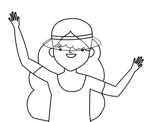 Isolated woman design vector illustration