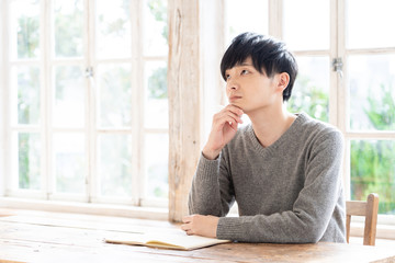 リビング　勉強