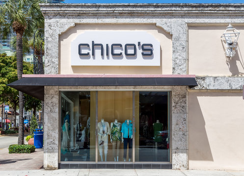 Chico's Clothing Store Exterior and Logo