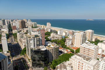 Fototapeta na wymiar Leblon neighborhood in Rio de Janeiro