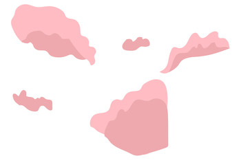 Composición de Nubes vector