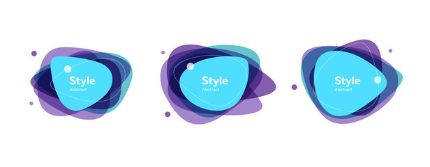 Geometric abstract shapes