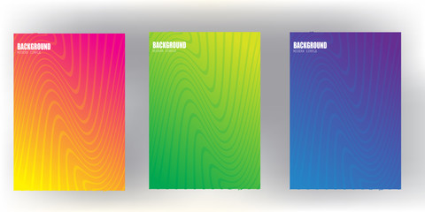 l covers design with Colorful halftone gradients.background template design