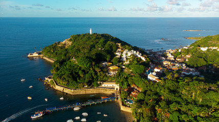 view of the sea from the top