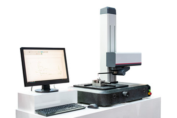 various parts from manufacturing process during inspection by automatic high technology and...