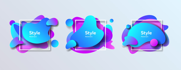 Badges set for banner