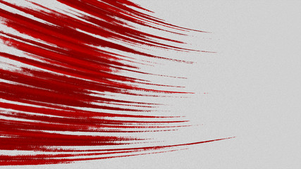 Oil paint Brush Stroke animation 3d render