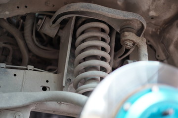 Car's suspension details