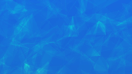 lines and dots technology futuristic Network plexus Abstract background animation 3d render