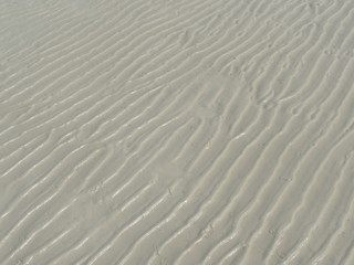 Close up image of sand in the desert