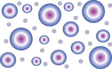 seamless pattern with circles on white background