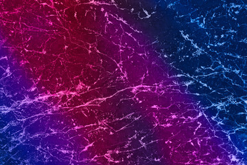 Old marble stone with neon colour texture