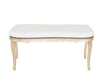Elegant bench isolated on white