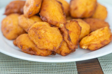 Pile of Tasty deep fried Nigerian Akara ready to eat