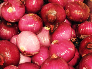  Red onion. Good background. Food.    