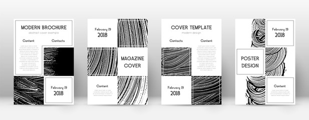 Cover page design template. Business brochure layo