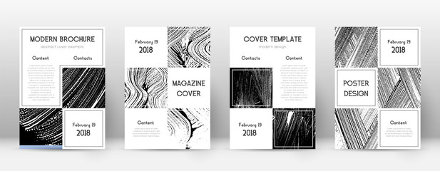 Cover page design template. Business brochure layo