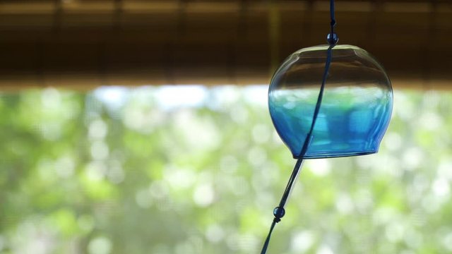 夏の風物詩 すだれと風鈴