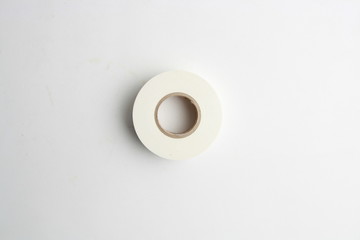 roll of white plastic insulating tape