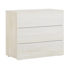 Chest of drawers isolated on white background. 3D rendering.