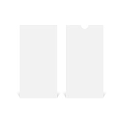 Realistic DL Flyer Mockup. Vector