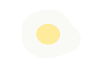 ふんわり素材 目玉焼き