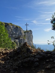 Fototapeta premium Croix du Nivolet