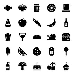 Food Solid Icons Pack