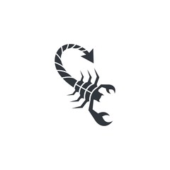 Scorpion logo template vector