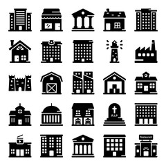 Building Solid Icons Pack 