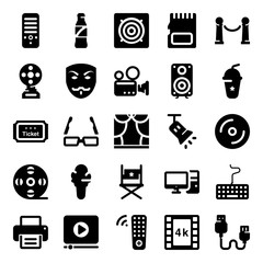 Cinema Instruments Solid Vector 