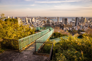 Kobe cityscape at dusk 2