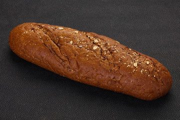 Black loaf bread