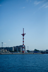 Fototapeta na wymiar coastal navigational tower