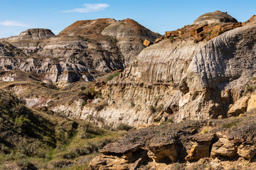 The Badlands of Albert in Canada