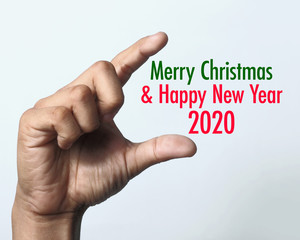 Merry christmas and happy new year 2020.