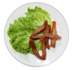 grilled meat with vegetables - 2